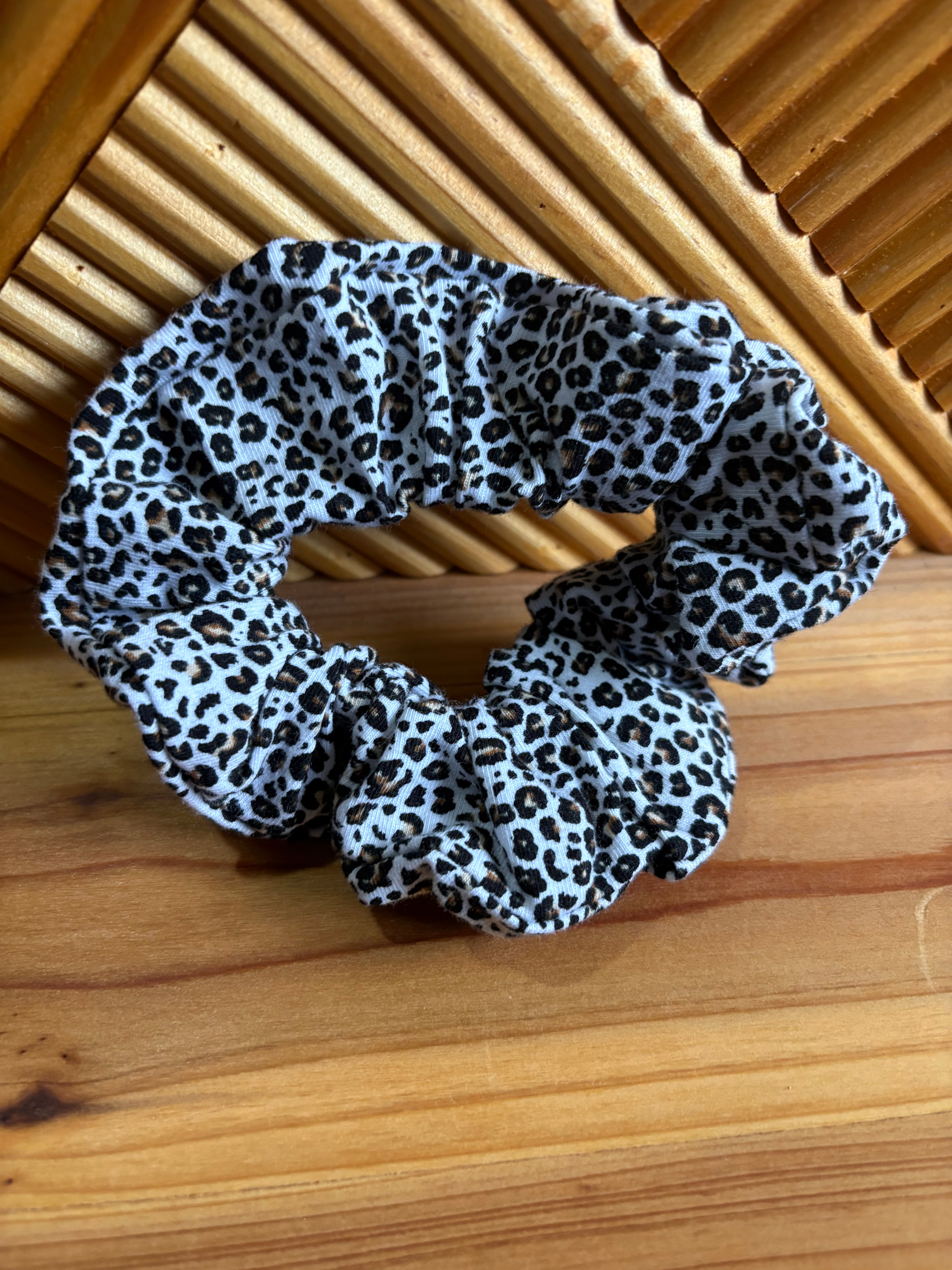 Light Leopard Scrunchie
