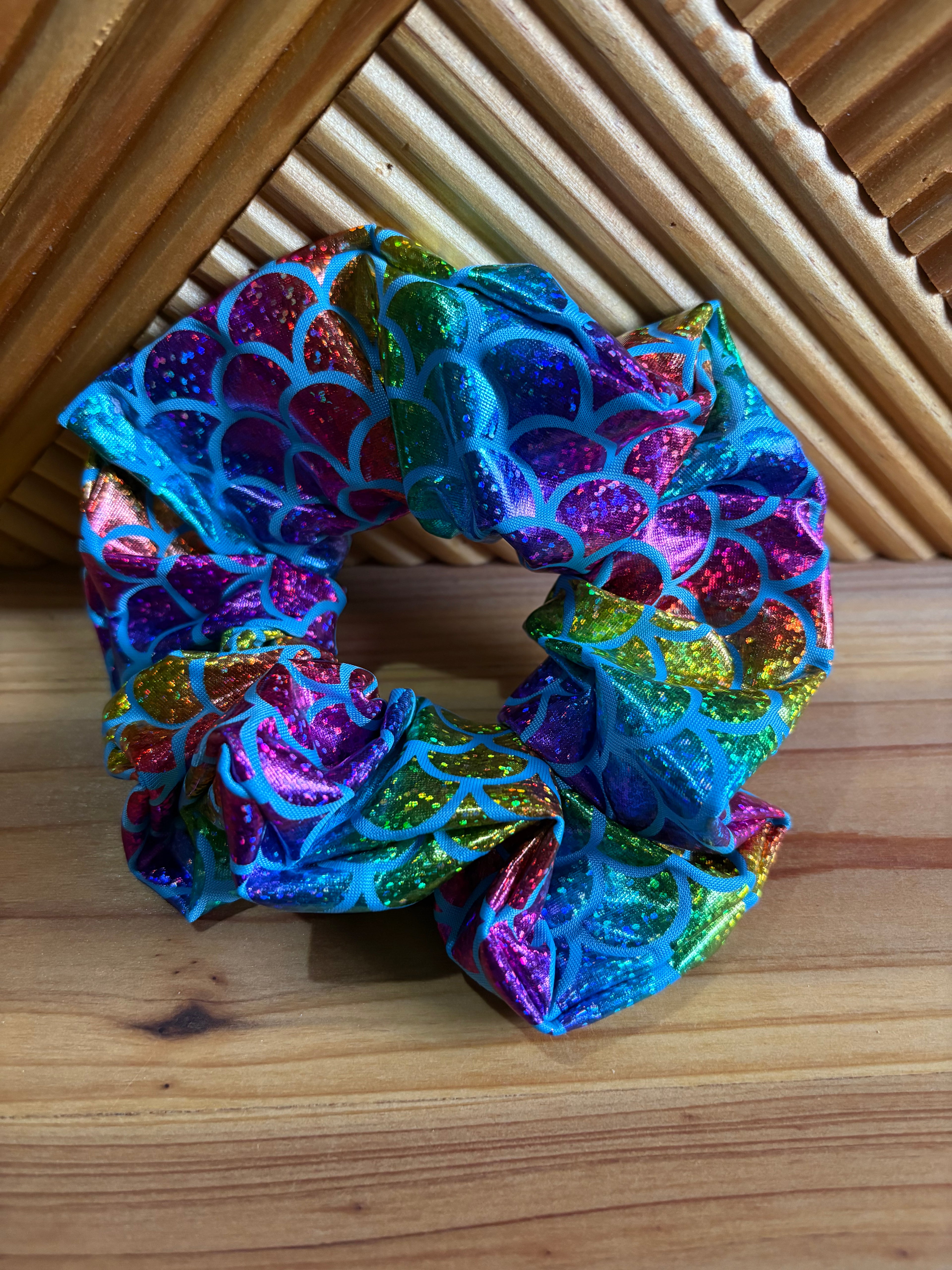 Bright Mermaid Scrunchie