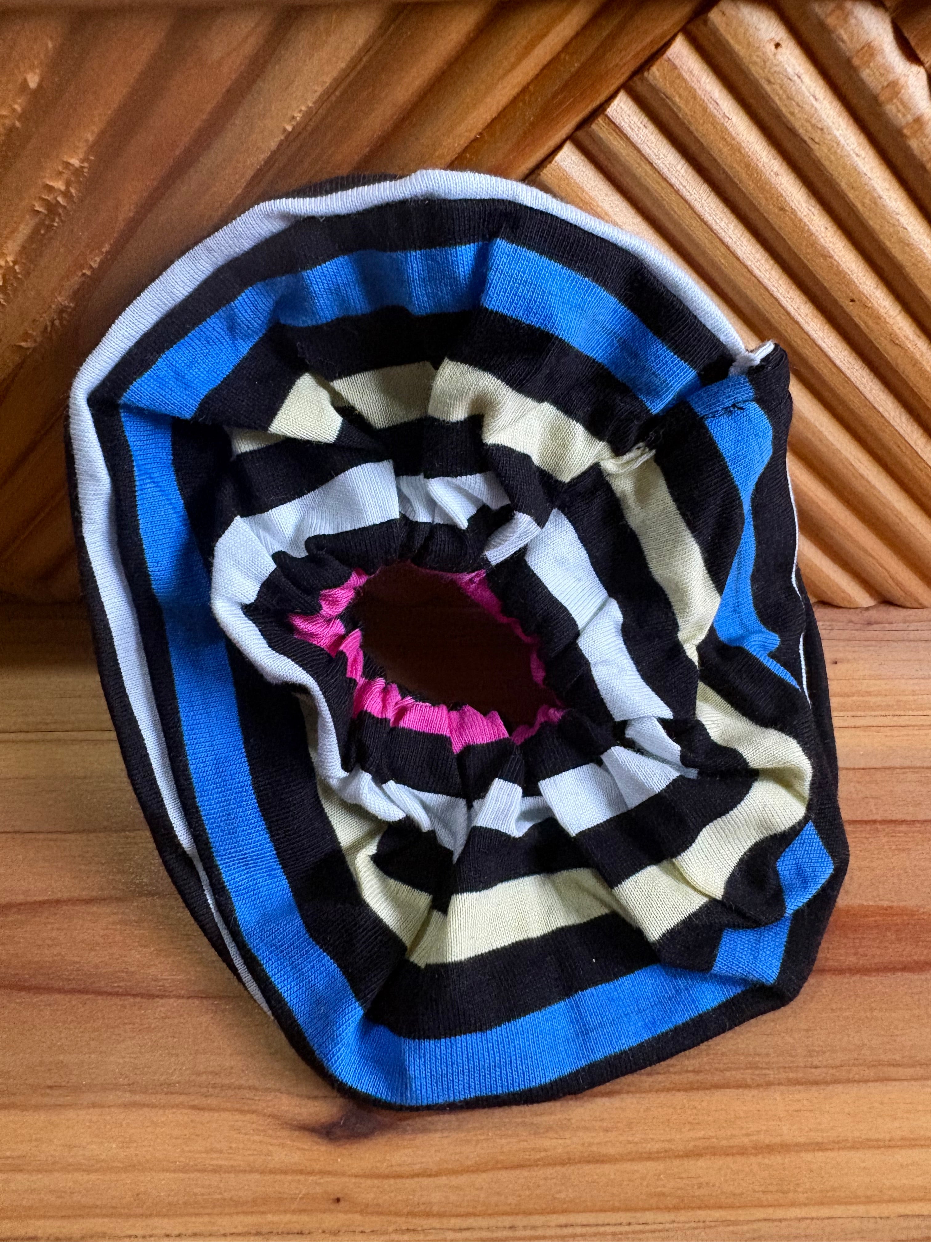 Rainbow Stripes Scrunchie