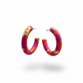 Pink Hoops Medium