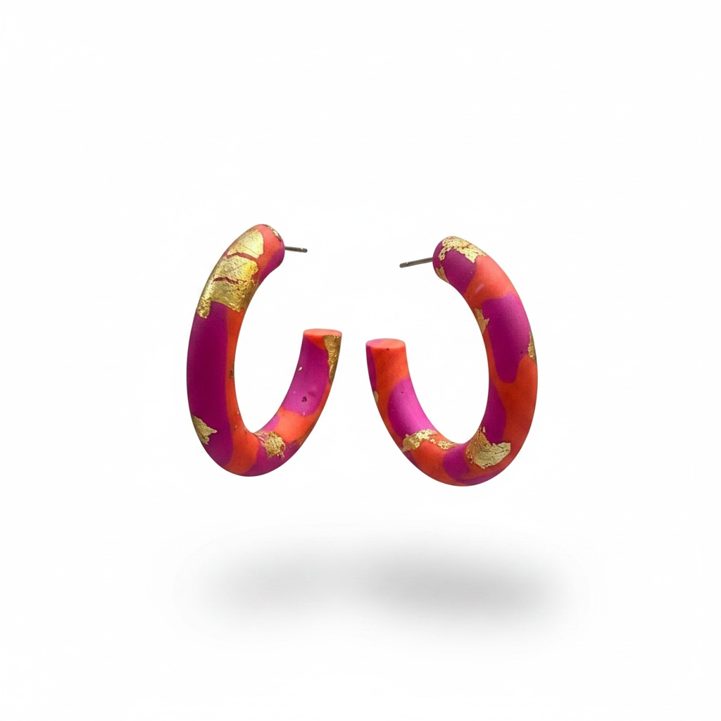 Pink Hoops Medium