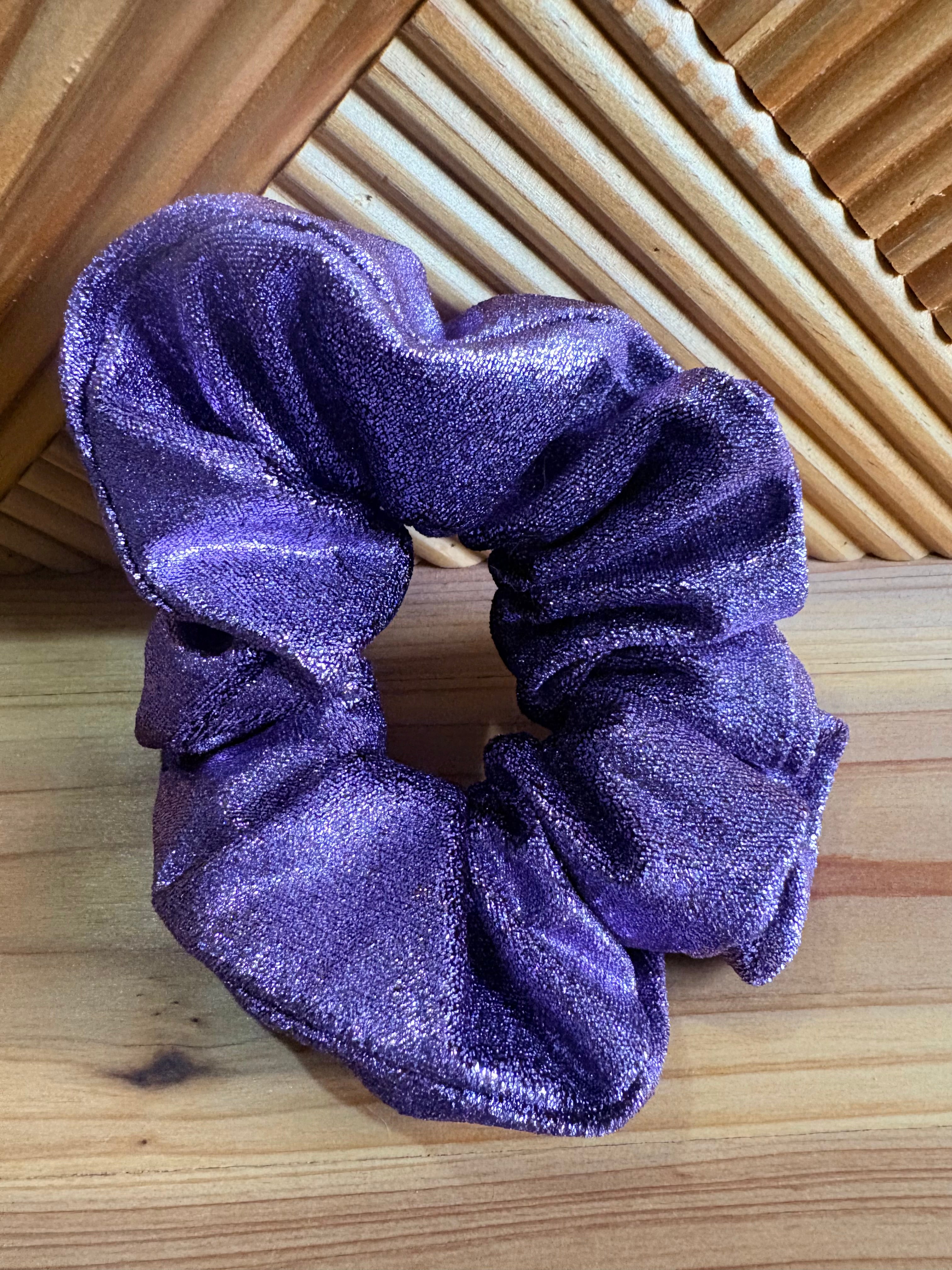 Purple Sparkle Scrunchie