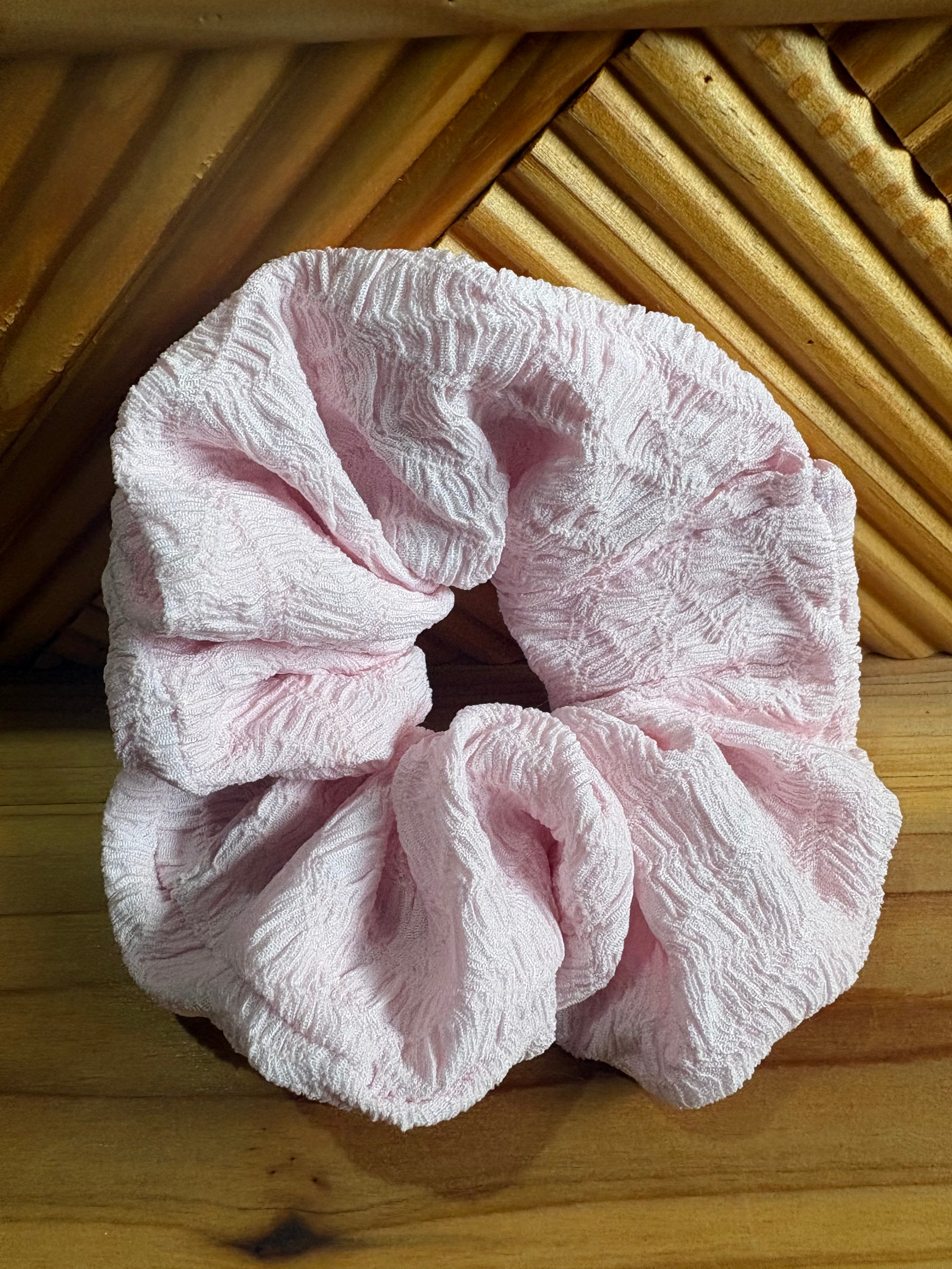 Pastel Pink Scrunchie
