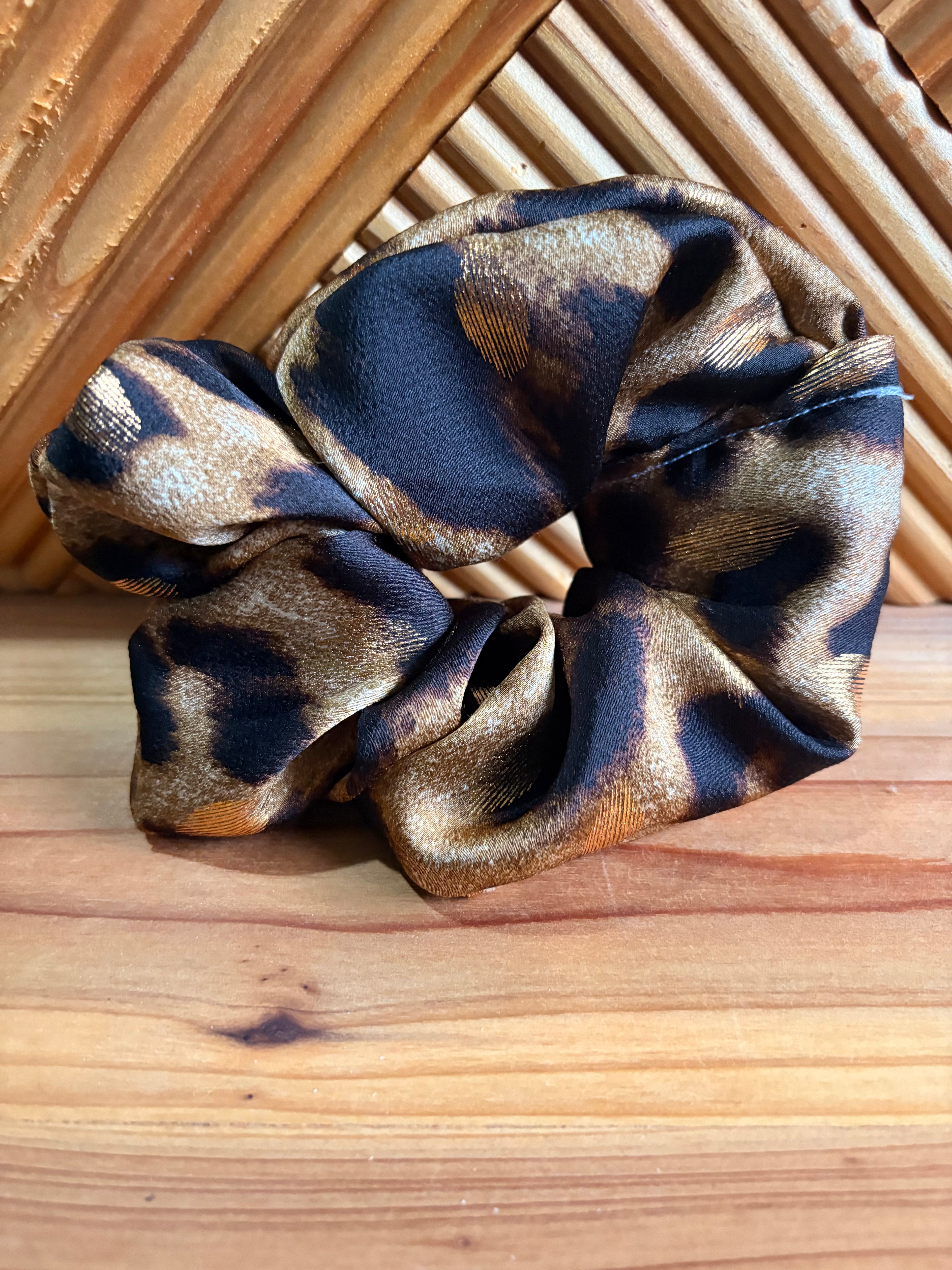 Leopard Scrunchie