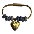 Blue Heart Bag Charm
