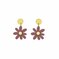 Mulberry Daisy Dangles