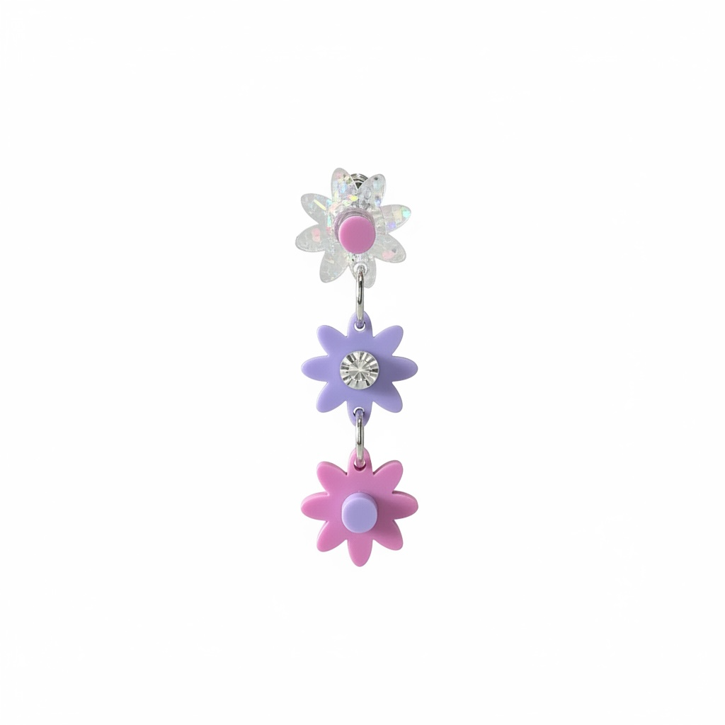 Tri Flower Dangles