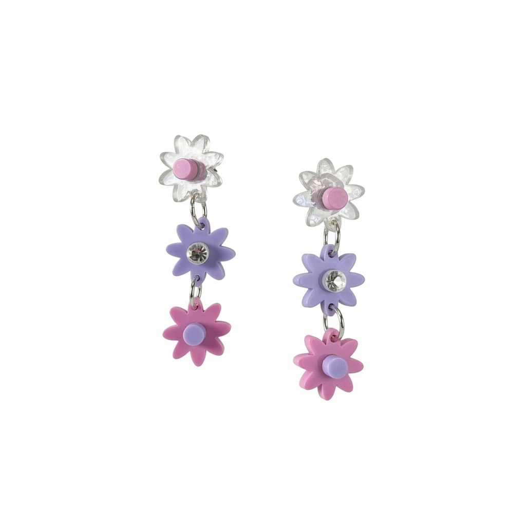 Tri Flower Dangles