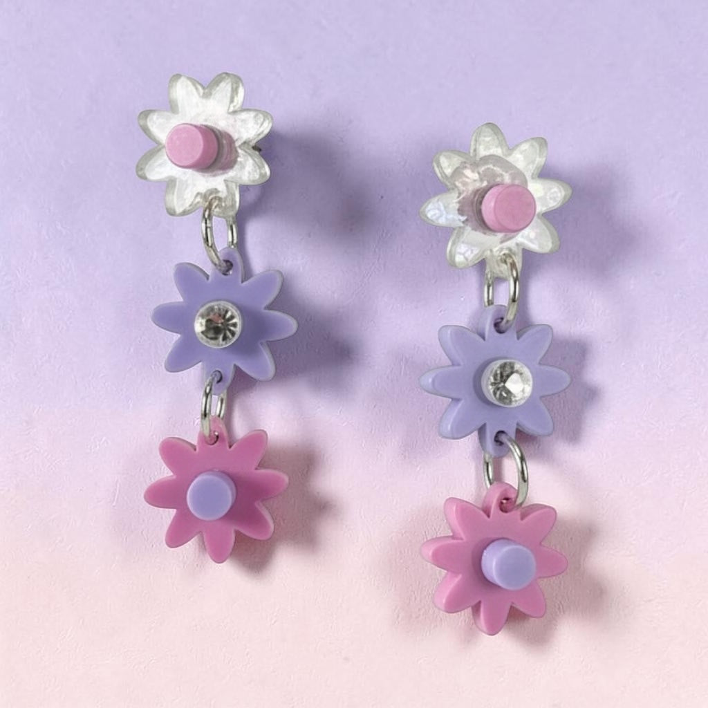 Tri Flower Dangles