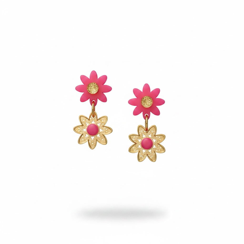 Duo Flower Dangles