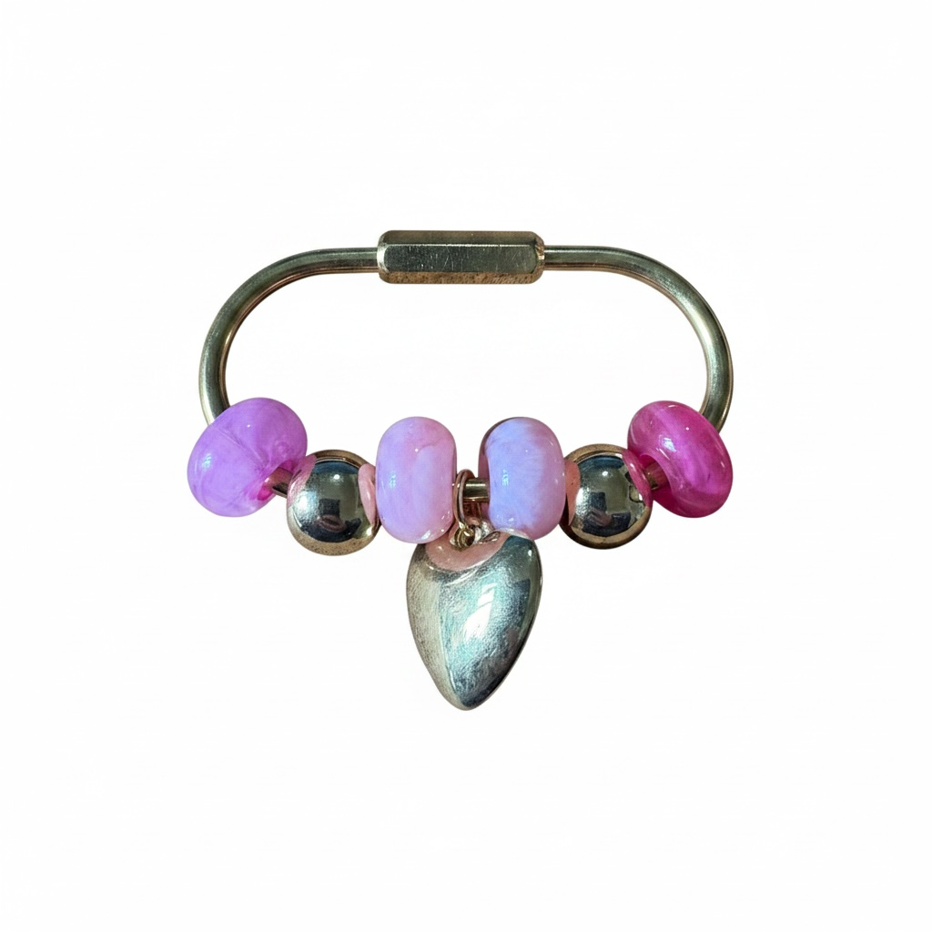 Pink Bag Charm